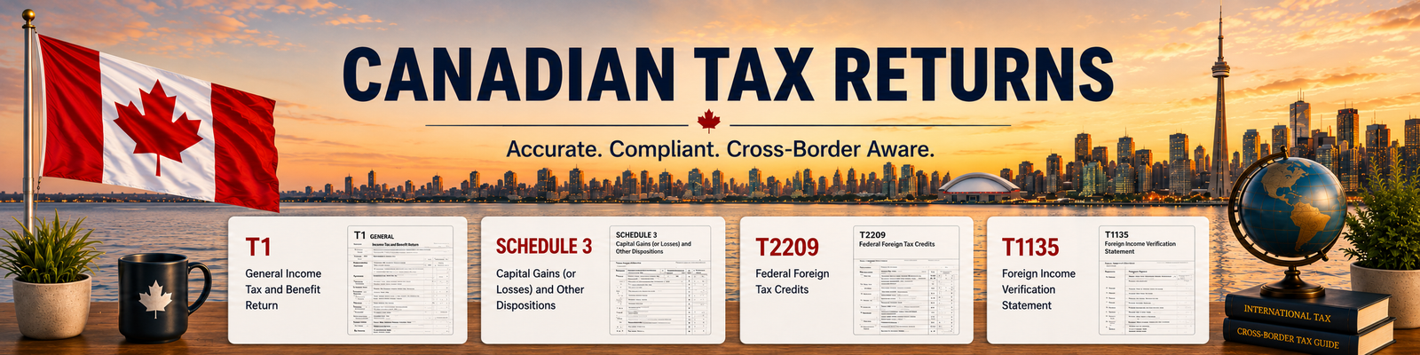 Canadian tax returns cross-border tax filing banner